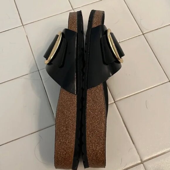 Birkenstock black big buckle high shine 39 - Picture 4 of 5